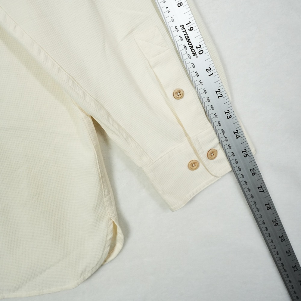 Nat Nast Luxury Originals Ivory Silk Cotton Button Down Shirt Mens XL SC207A - Picture 8 of 9